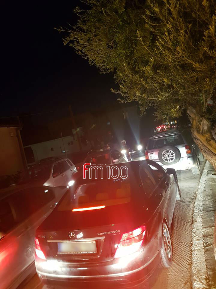 Αλαλούμ εχθές στο δρόμο προς το λιμάνι της Μύρινας (photos) – φωτογραφία 3