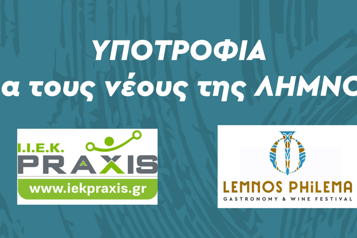 Lemnos Philema: Μέχρι και τις 10 Σεπτεμβρίου οι αιτήσεις για την υποτροφία του ΙΕΚ PRAXIS!