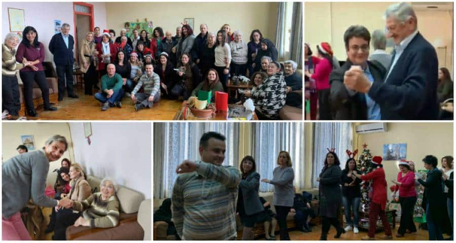 Λύκειο Ελληνίδων και σύζυγοι αξιωματικών της 130 ΣΜ μοίρασαν χαρά στους ηλικιωμένους του ΚΗΦΗ Λήμνου (photos & video)