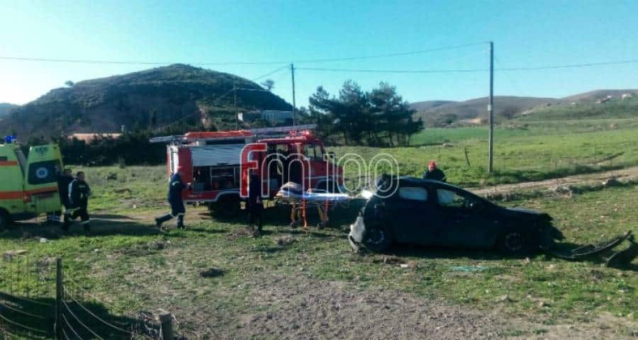 Λήμνος: Σοβαρό τροχαίο με απεγκλωβισμό οδηγού (photos & video)
