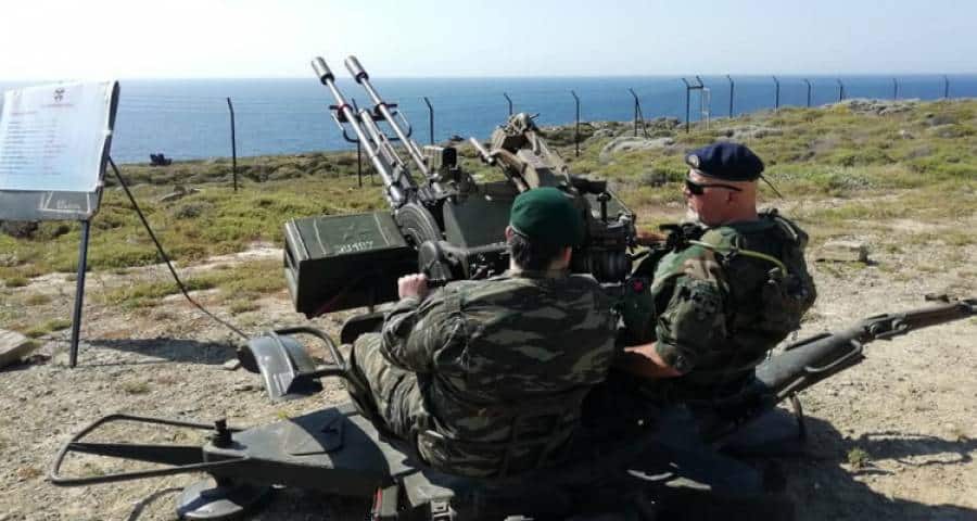 Εκπαιδευτικές βολές των Εθνοφυλάκων στη Λήμνο (photos)