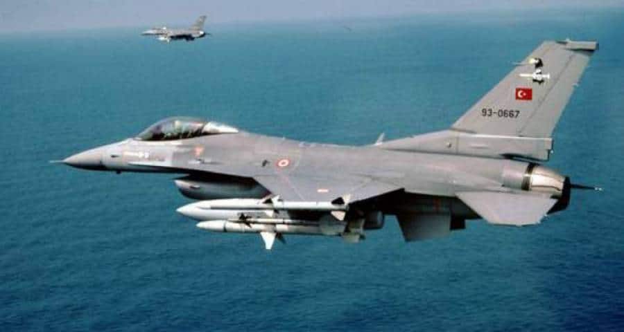 Αερομαχίες στο Αιγαίο: Τουρκικά F-16 πέταξαν πάνω από τη Λήμνο