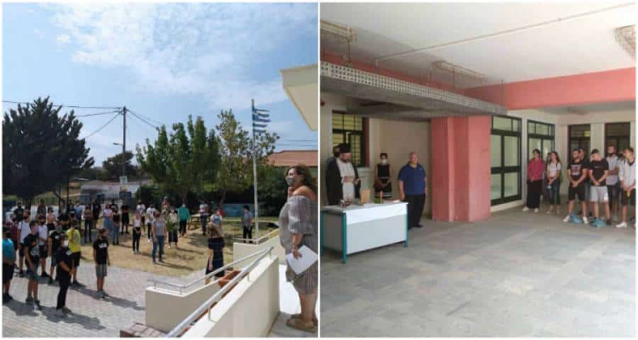 «Πρώτο κουδούνι» σε Γυμνάσιο και Λύκεια Μούδρου (photos)