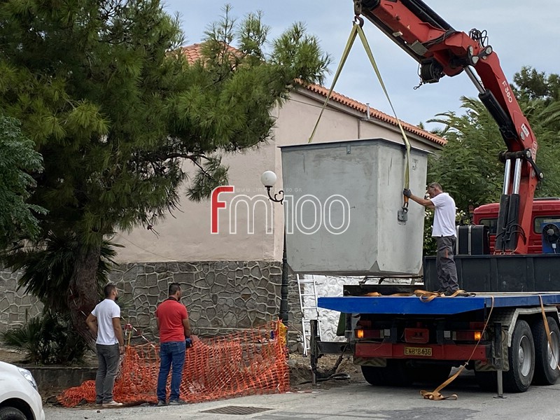 Λήμνος: Με γοργούς ρυθμούς η υπογειοποίηση κάδων στη Μύρινα (audio & video)