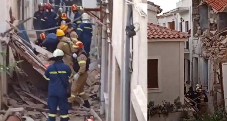 Τραγωδία: Νεκρά δύο παιδιά στη Σάμο | Τοίχος τα καταπλάκωσε μετά τον σεισμό