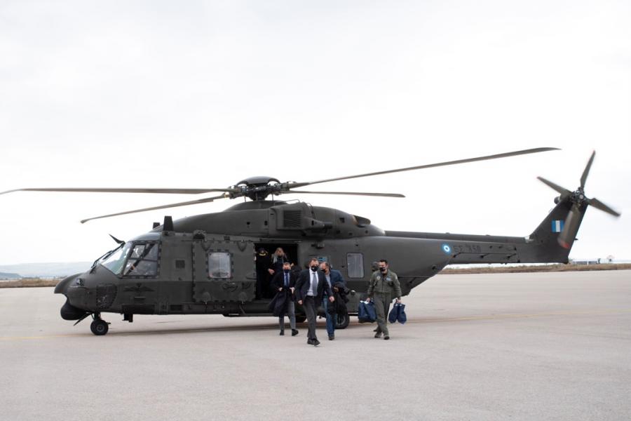 Λήμνος: Ο ΥΕΘΑ Νίκος Παναγιωτόπουλος σε μονάδες των Ενόπλων Δυνάμεων και Μητρόπολη (photos)