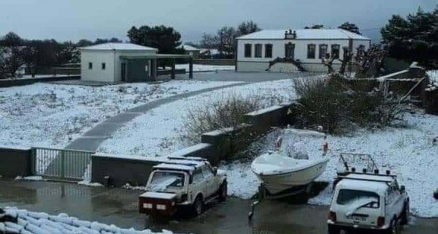 Κλειστά τα σχολεία στη Λήμνο λόγω χιονιά