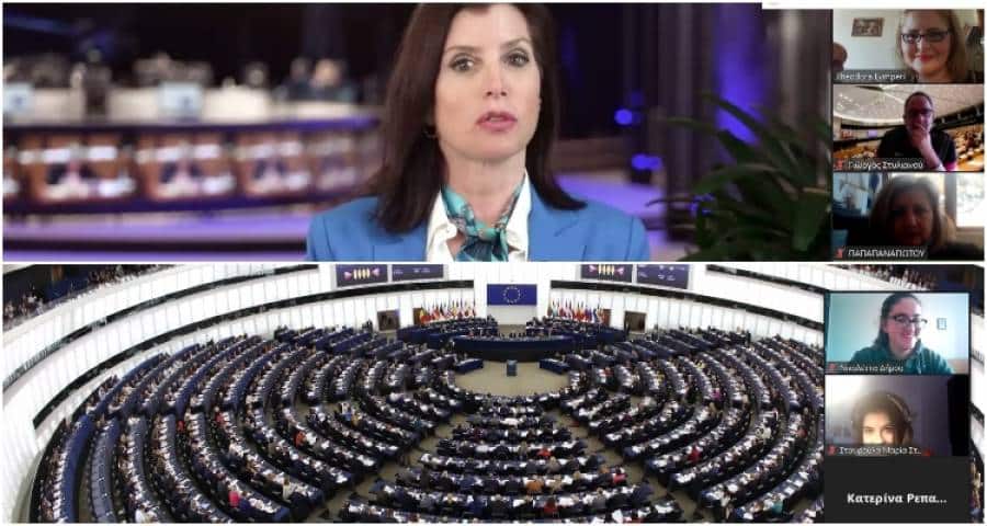 Το Γενικό Λύκειο Μούδρου σε τιμητική διαδικτυακή ξενάγηση στο Ευρωπαϊκό Κοινοβούλιο