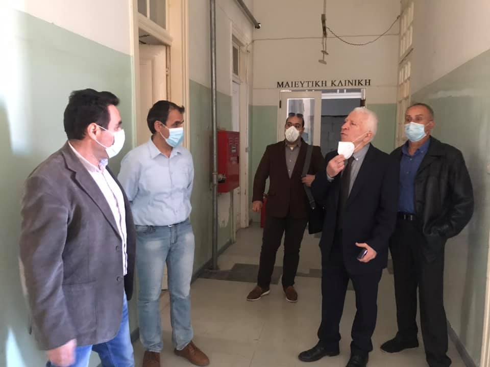 Το Νοσοκομείο Λήμνου επισκέφθηκε ο Περιφερειάρχης Βορείου Αιγαίου