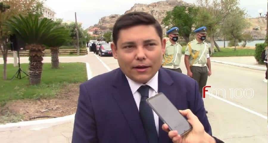 Επίσκεψη Γιάννη Μπουρνού στη Λήμνο