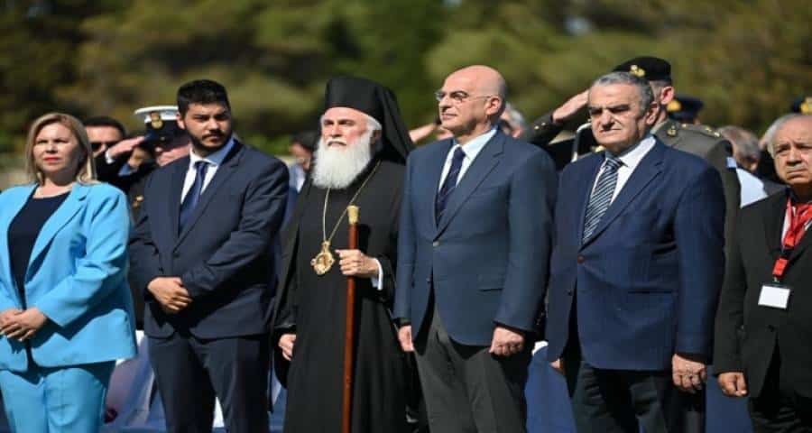 Ο ΥΕΘΑ Νίκος Δένδιας στη Λήμνο για τις εκδηλώσεις «Τιμής και Μνήμης για τους Πεσόντες στην Εκστρατεία της Καλλίπολης»