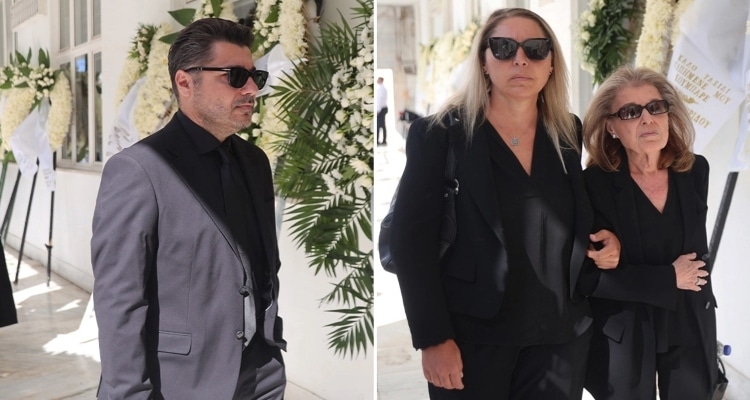 Το τελευταίο αντίο στον Δημήτρη Κωνσταντάρα στο Α’ Νεκροταφείο – Δείτε φωτογραφίες