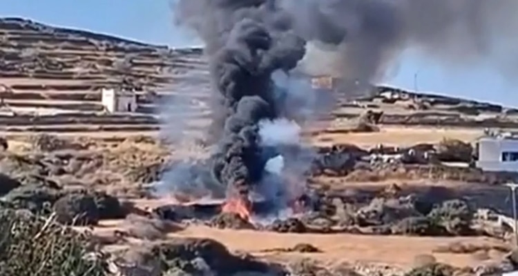 Ιδιωτικό ελικόπτερο συνετρίβη στη Σίφνο κοντά στο ελικοδρόμιο | Τρεις νεκροί