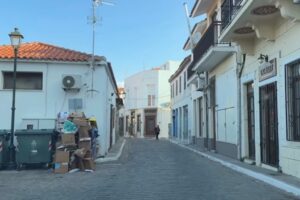 Κλειστή η πρόσβαση προς το παλιό λιμάνι Μύρινας λόγω εργασιών σε αγωγό ύδρευσης