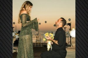 Στη Λήμνο ο Άρης Σοϊλέδης έκανε πρόταση γάμου στη σύντροφό του