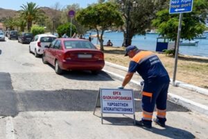 Αποκαταστάθηκε η υδροδότηση στη Μύρινα μετά την επιδιόρθωση της βλάβης στον αγωγό