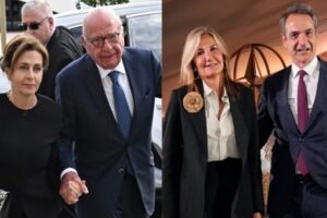 Γεύμα Μητσοτάκη με τον μεγιστάνα των media Ρούπερτ Μέρντοχ στο Μαξίμου -Συνοδεύονταν από τις συζύγους τους