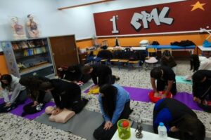 ΕΠΑΛ Μύρινας: Δυναμική συμμετοχή στο νέο πανελλήνιο ρεκόρ ΚΑΡΠΑ για την Παγκόσμια Ημέρα Επανεκκίνησης Καρδιάς
