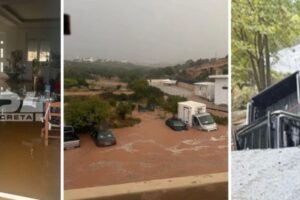 Η κακοκαιρία χτυπά την Κρήτη: Πλημμύρισαν σπίτια, αυτοκίνητα κάτω από το νερό | Υποχώρησε γέφυρα και παρέσυρε ΙΧ με ζευγάρι, εικόνες καταστροφής