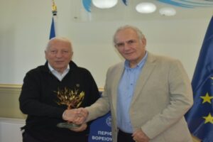 Συνάντηση εργασίας με τις αρχές του Πανεπιστημίου Αιγαίου