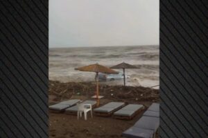 Ένας 25χρονος νεκρός στη Ρόδο από την κακοκαιρία, παρασύρθηκε με το αυτοκίνητό του στη θάλασσα