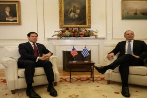 Επίσκεψη Ρούμπιο στην Αθήνα | Αυτή την ώρα στο ΥΠΕΞ για τη συνάντηση με τον Γιώργο Γεραπετρίτη