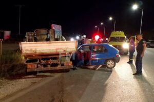 Λήμνος – Πριν από λίγο: Σύγκρουση δύο οχημάτων στη διασταύρωση Ατσικής | Δύο τραυματίες
