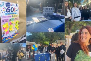 Από τη Λήμνο σε 15 χώρες! Το ΕΠΑΛ Μύρινας έφερε ξανά το Erasmus+ στην πλατεία Υψιπύλης