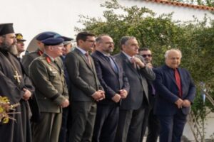 Στις εκδηλώσεις για την 114η επέτειο απελευθέρωσης του Αγίου Ευστράτιου ο Χαράλαμπος Αθανασίου