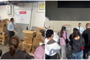 Εκπαιδευτική επίσκεψη των μαθητών του ΕΠΑ.Λ. Μούδρου σε σούπερ μάρκετ της Μύρινας